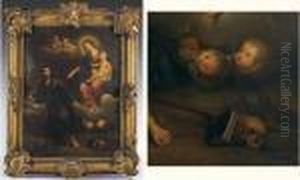Apparition De La Vierge A Saint Ignace Dans La Grotte De Manresa - view 1