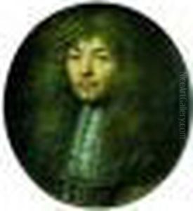 Portrait De Gentilhomme En Perruque by Pierre Mignard