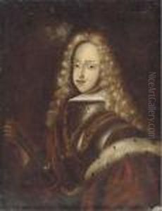 Portrait Of A Young Nobleman, Half-length, Wearing Armour by Pierre Mignard