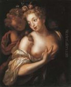 Oil On Canvas by Pierre Mignard