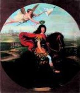 Luigi Xiv A Cavallo by Pierre Mignard