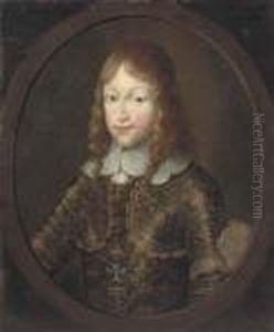 Portrait Of A Gentleman, Half-length, In Armour by Pierre Mignard