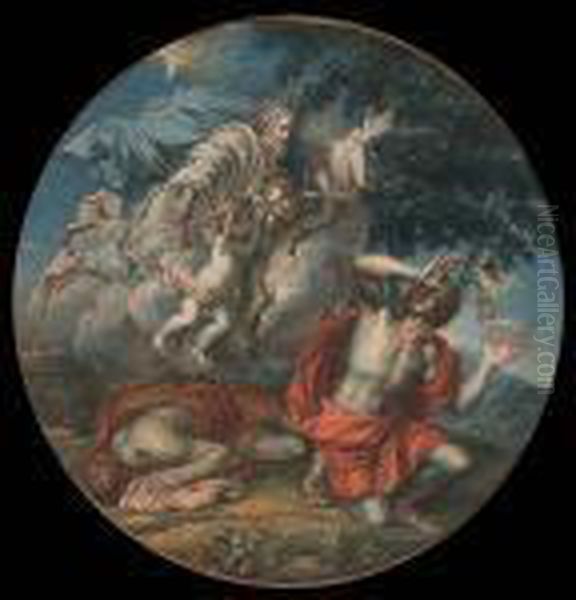 God Admonishing Cain - view 1