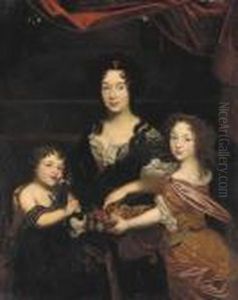 Portrait Of A Lady, Said To Be Countess Mancini by Pierre Mignard