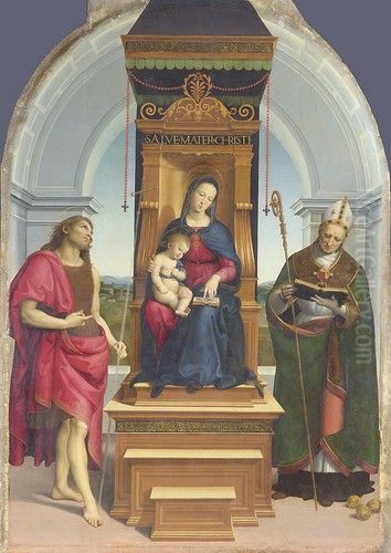 Madonna and Child (or The Ansidei Altarpiece) - view 1