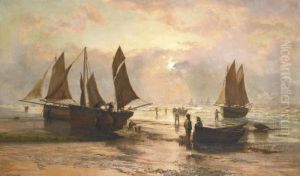 "morning" Hastings Beach by Thomas Rose Miles