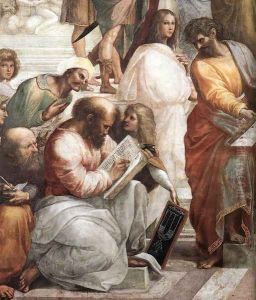 The School of Athens [detail: 4] by Raphael