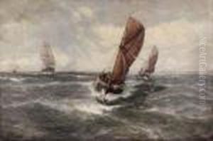 Showery Morning At The Nore by Thomas Rose Miles