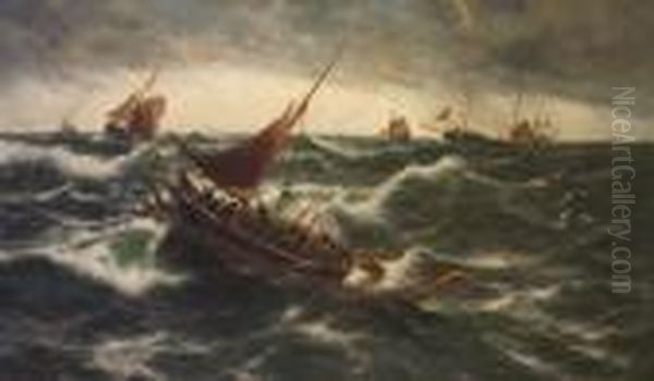 Shipping In Stormy Seas - view 1