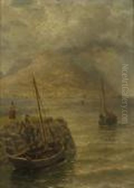 Unloading Turf At A Quayside - view 1