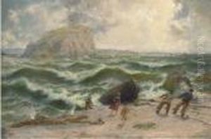 Wind And Sea Rising. Knock-na Carra, Galway Bay