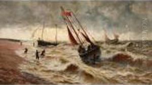Stormy Morning, Hastings by Thomas Rose Miles