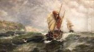 Running Free From Folkeston Harbour by Thomas Rose Miles