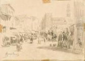 Mercato A Venezia by Alessandro Milesi