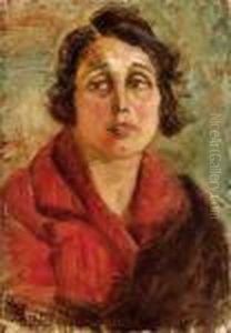 Ritratto Di Donna by Alessandro Milesi
