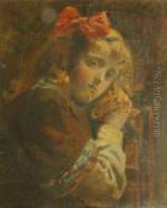 Bimba Pensierosa by Alessandro Milesi