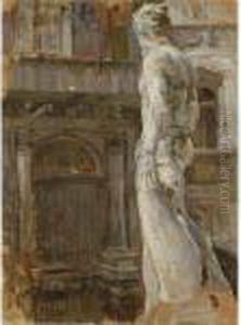 Salone Dei Giganti, Interno Di Palazzo Ducale, Venezia by Alessandro Milesi