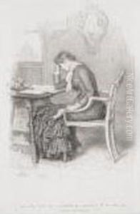 Study For Cinderella by Sir John Everett Millais