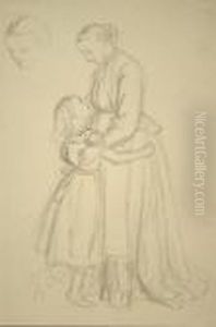 Mutter Und Tochter by Sir John Everett Millais