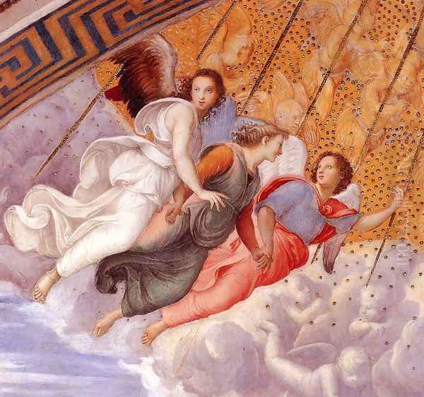 The Stanza della Segnatura Ceiling [detail: 1] - view 1
