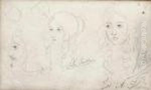 Sketches Of A Girl's Head