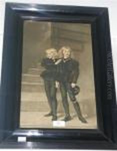 The Princes In The Tower by Sir John Everett Millais