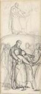 The Hostage' Sometimes Called 'the Ransom by Sir John Everett Millais