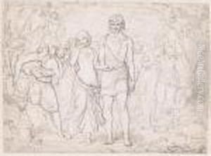 Cymon And Iphigenia by Sir John Everett Millais