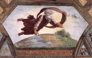 The Separation of Land and Water by Raphael