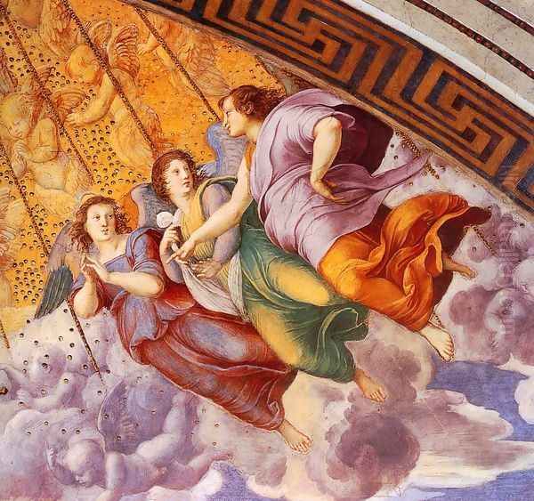 The Stanza della Segnatura Ceiling [detail: 2] - view 1