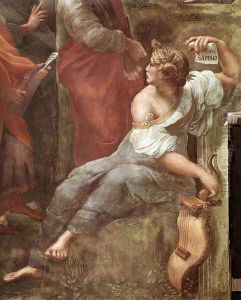 The Parnassus [detail: 5] by Raphael