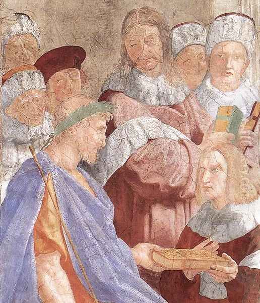 Justinian Presenting the Pandects to Trebonianus [detail: 1] - view 1