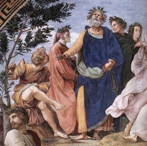 The Parnassus [detail: 2] by Raphael