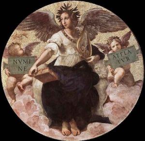 The Stanza della Segnatura Ceiling: Poetry by Raphael