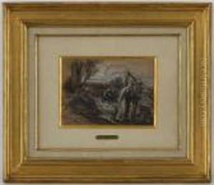 Aux Champs by Jean-Francois Millet