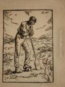 Becheur Au Repos by Jean-Francois Millet