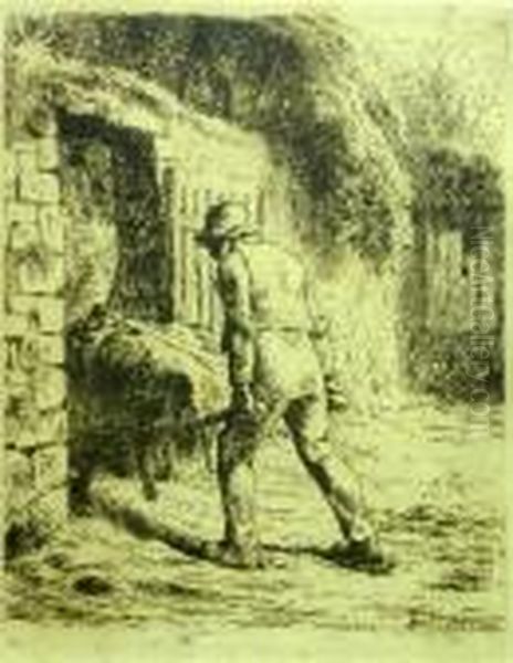 Le Paysan Rentrant Du Fumier - view 1