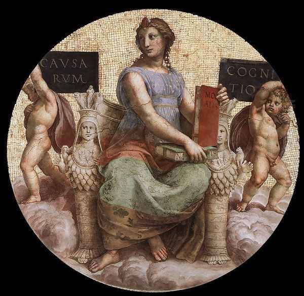 The Stanza della Segnatura Ceiling: Philosophy - view 1