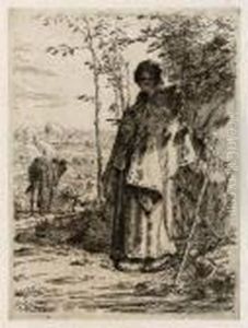 La Grande Bergere by Jean-Francois Millet