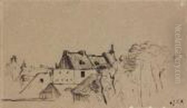 Vue De Chailly En Biere - view 1