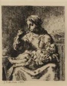 La Bouille by Jean-Francois Millet