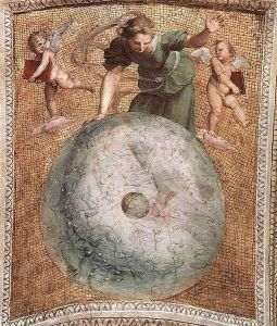 The Stanza della Segnatura Ceiling: Prime Mover by Raphael
