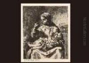 La Bouillie by Jean-Francois Millet