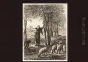 Sheperds by Jean-Francois Millet