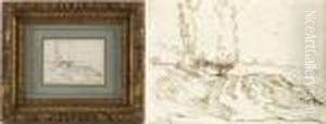 Paysage A Vichy by Jean-Francois Millet