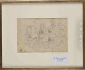 Jardin A Barbizon by Jean-Francois Millet
