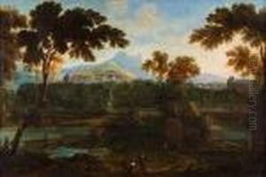 Paysage Classique Anime by Jean-Francois Millet