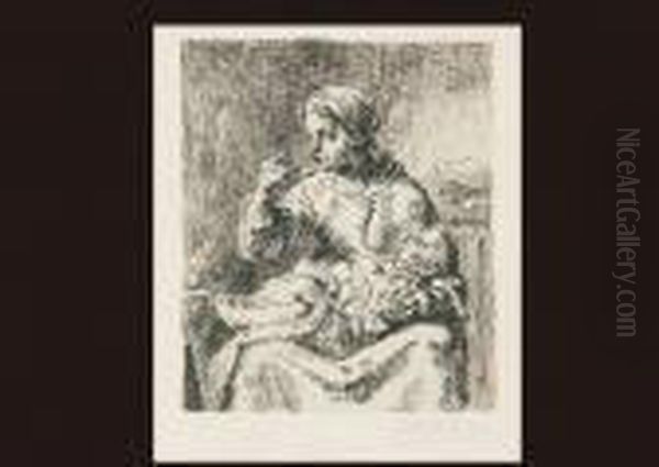 La Bouillie (femme Faisant Manger Son Enfant) - view 1