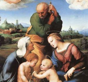The Canigiani Madonna (detail) 1 by Raphael