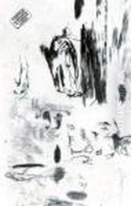 Planche De Croquis Outricoteuse by Jean-Francois Millet